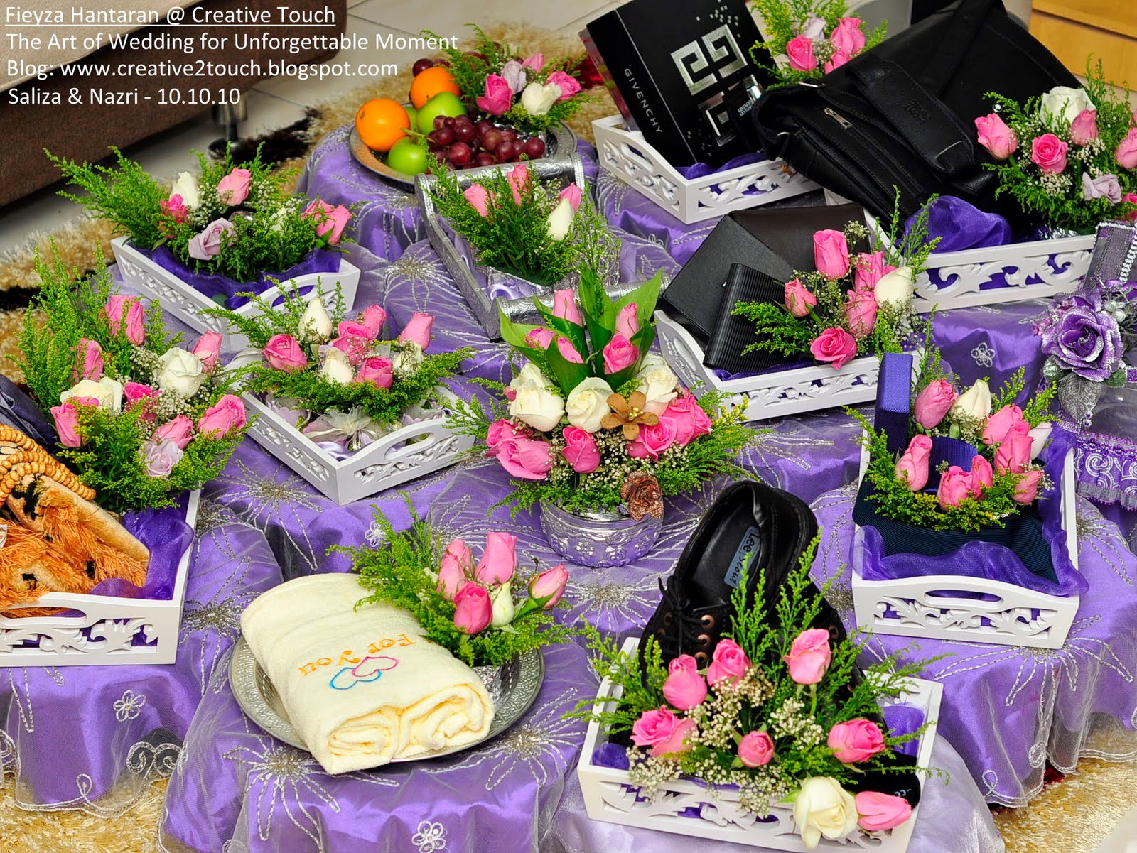 Contoh Gubahan Hantaran Bunga Rampai - Contoh Two