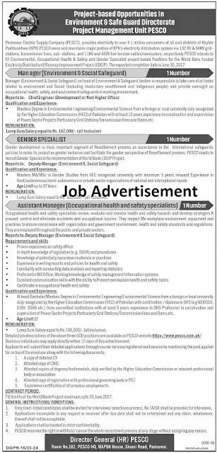 Peshawar Electric Supply Company PESC WAPDA Jobs 2023-Latest jobs in Pakistan