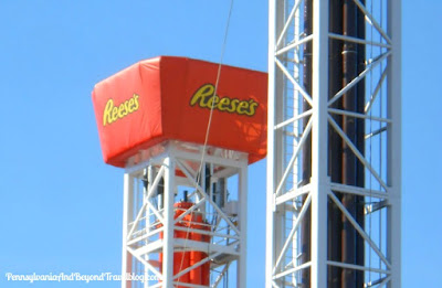 Triple Tower Thrill Ride at Hersheypark in Hershey Pennsylvania