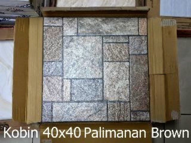 Indah Ceramic Jakarta Keramik  Lantai  Kasar  40x40  Kobin 