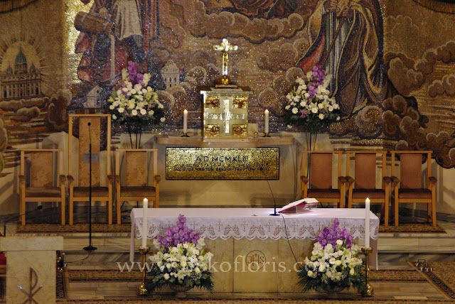 Dekoracja ślubna kościoła opolskie Hochzeitsdekoration‬ ‪‎Kirche‬