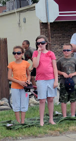 uncool girls with giant sunglasses, thinking they are cool