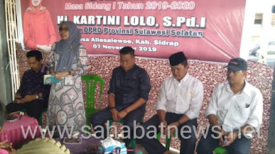 Gelar Reses, Hj Kartini Lolo Siap Teruskan Aspirasi Masyarakat