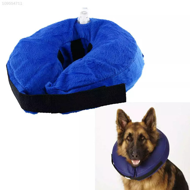 Inflatable Collar Dog Soft E-Collar Pet Puppy Protection Protect Head Cone