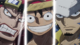 ワンピースアニメ ワノ国編 キッド ルフィ ロー ONE PIECE WORST GENERATION