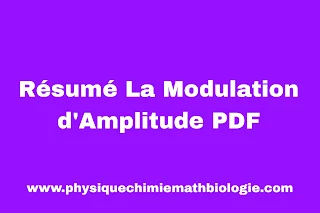 Résumé La Modulation d'Amplitude PDF
