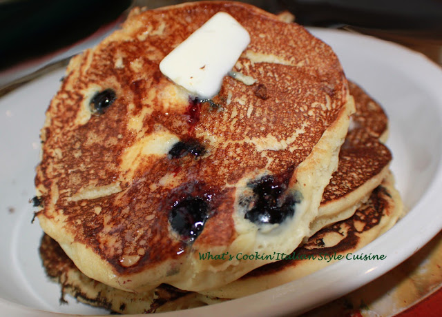 Blueberry Ricotta Pancakes