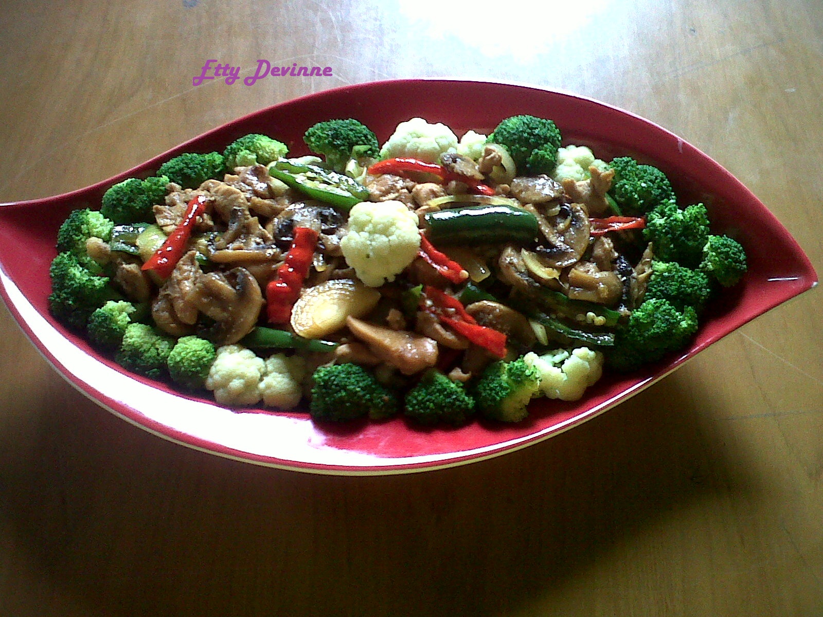 Dapur Kemangi Brokoli  Cah  Jamur 