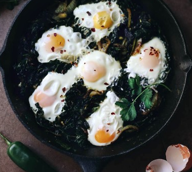 GREEN SHAKSHUKA RECIPE