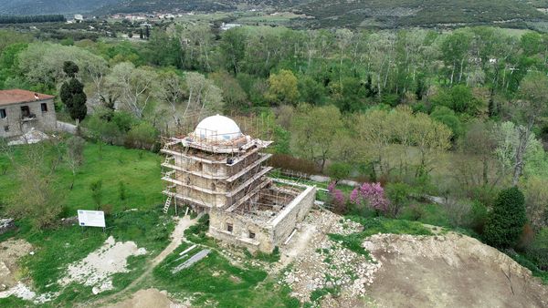 Εργασίες ανάδειξης του τεκέ Χασάν Μπαμπά στα Τέμπη