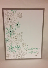 Endless Wishes Midnight Crafter Stampin Up snowflake