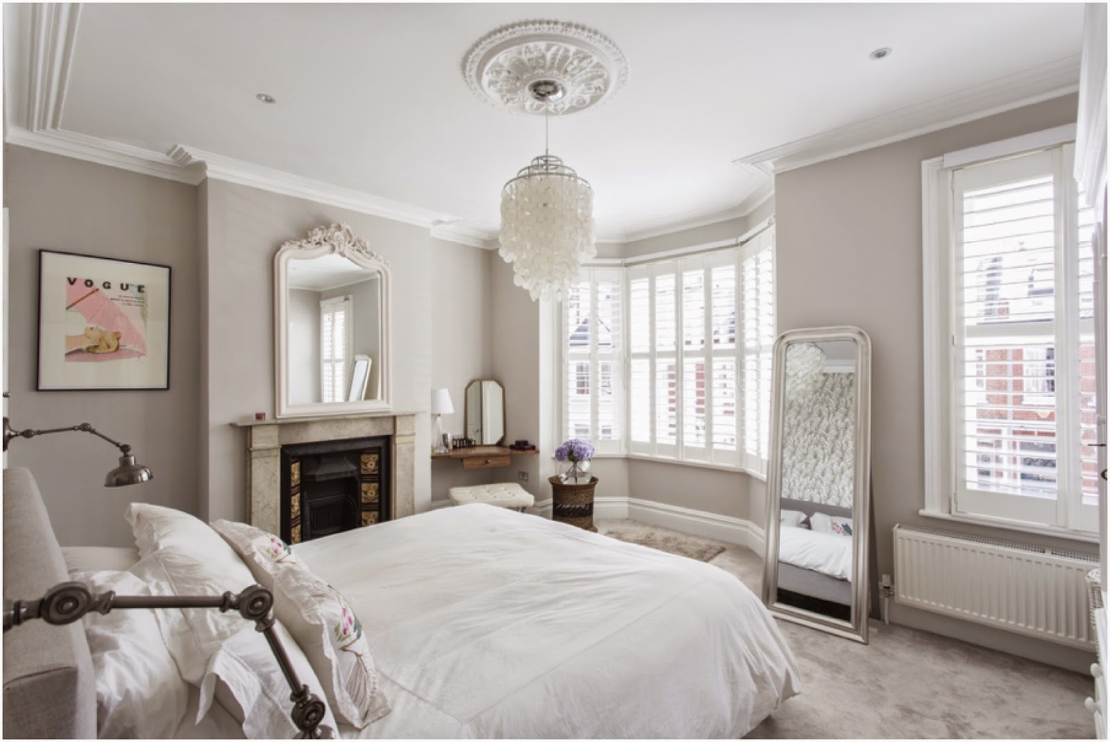 Master Bedroom  Victorian  Terrace  in London Laura Butler 