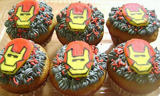 Cupcakes Iron Man, parte 2