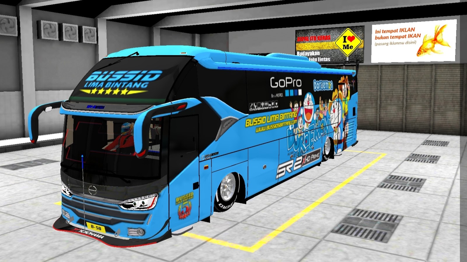 Livery Bussid Arjuna Xhd Doraemon - livery truck anti gosip