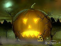 Scary Pumpkin Time Halloween Wallpaper