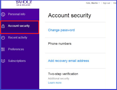 yahoo service number