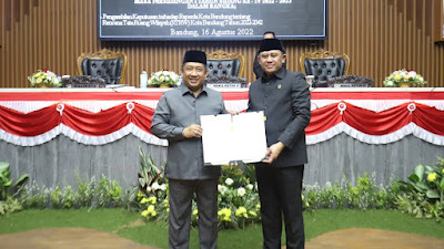DPRD Menyetujui Substansi Raperda RTRW Kota Bandung 2022-2042
