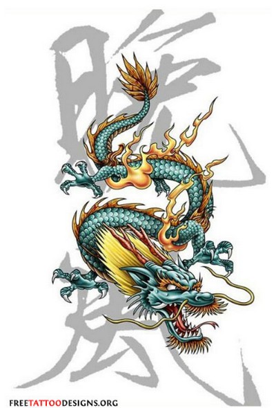 Design Tattoo Naga Dragon