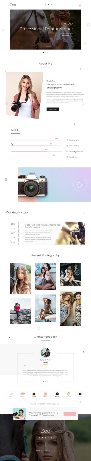 Best Photography Portfolio HTML Template