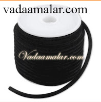 Black thread for Bharathnatiyam makeup