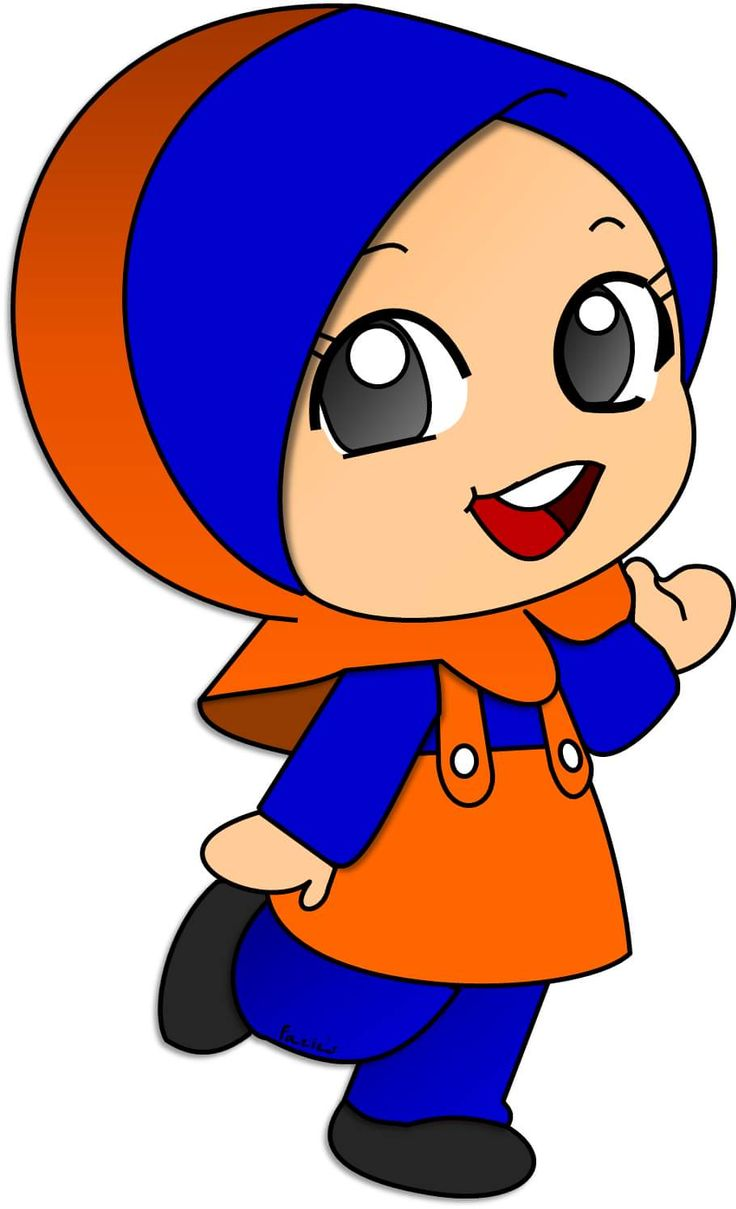 Gambar DP BBM Wallpaper Kartun Muslimah Terbaru Gambarcoloring