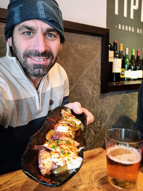 Típico. Tapa de Pulpo a la Parmentier