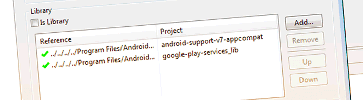 Android Library Project. Настройка в Eclipse с помощью ADT