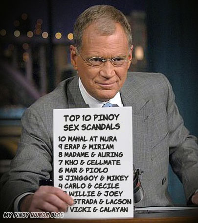 Letterman's Top 10 Pinoy Sex Scandals