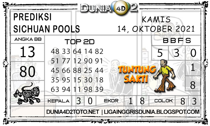 Prediksi Togel SICHUAN DUNIA4D2 14 OKTOBER 2021