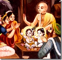 [Krishna name giving ceremony]