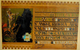 Diploma de campeón de ajedrez de Catalunya 1933/34