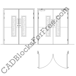 Download Free AutoCAD Blocks Doors