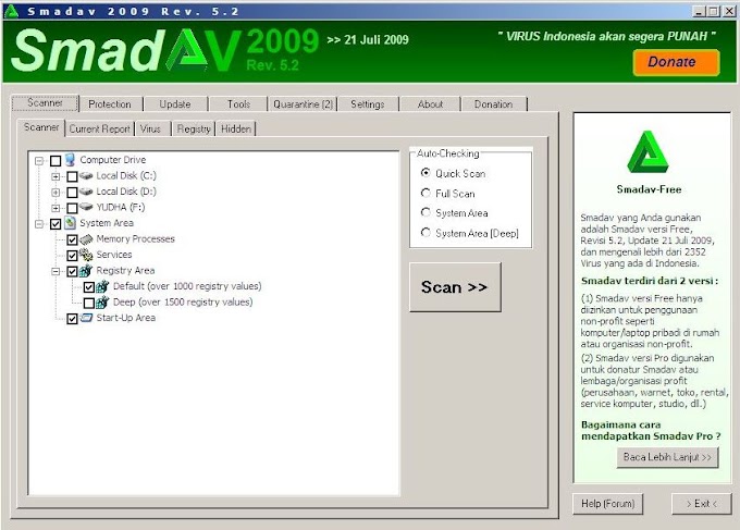 SMADAV, ANTIVIRUS LOKAL