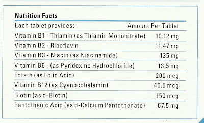 b complex shaklee nutrition facts b complex shaklee nutrition facts