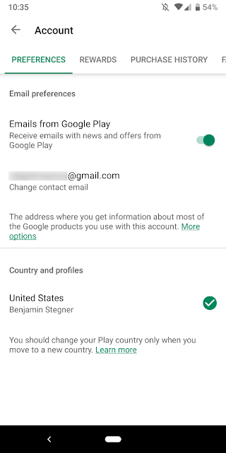 طريقة تغيير البلد أو المنطقة في متجر جوجل بلاي Google Play Store على هاتفك أندرويد.