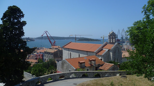 View across centre of Pula