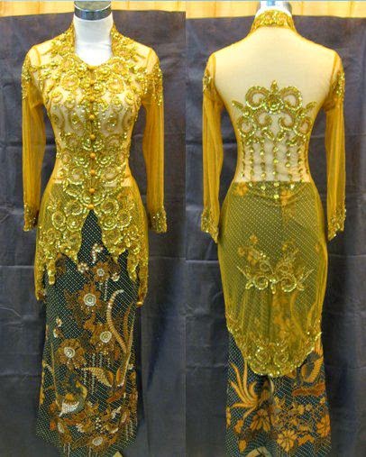 50 Gambar Model Baju  Kebaya  Pengantin Elegan  dan  Modern  