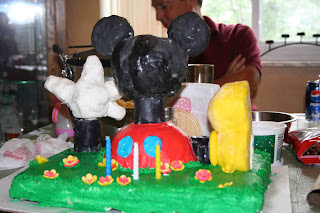 Mickey Mouse Clubhouse birthday cake