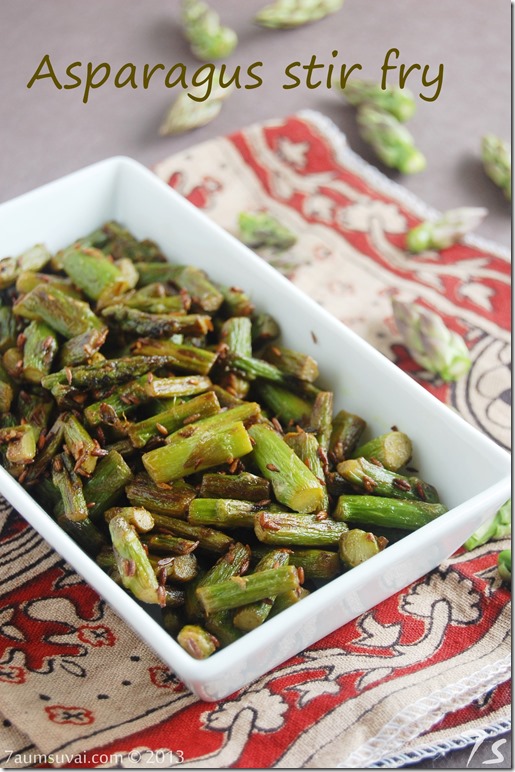 Asparagus stir fry