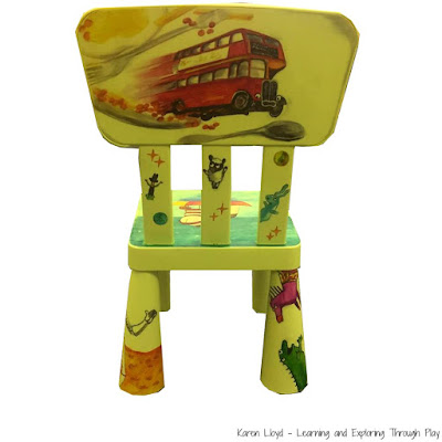 Fun Literacy Ideas for Kids - Story Chairs - Learning and Exploring Through Play