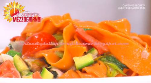Piccagge rosse con zucchine e fasolari ricetta Ivano Ricchebono