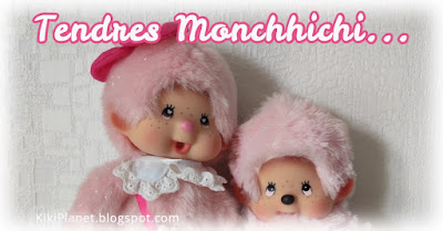 kiki Monchhichi heart eyes love love rare