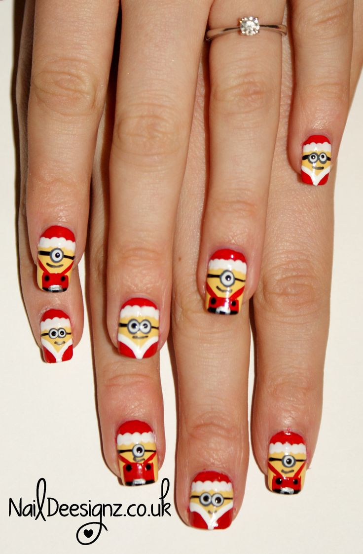 Uñas decoradas en Navidad Los diseños más festivos  - imagenes de uñas decoradas para navidad 2015