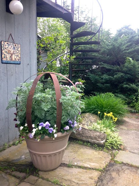 flowers, planters