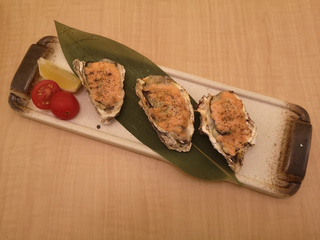 Baked Mentai Yaki Oysters