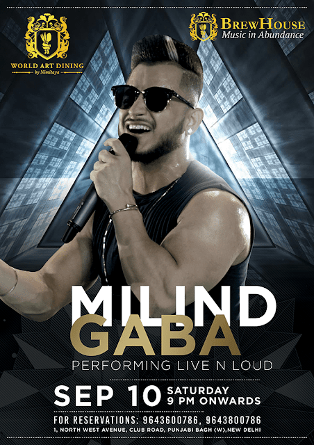 Milind Gaba Performing Live at BrewHouse