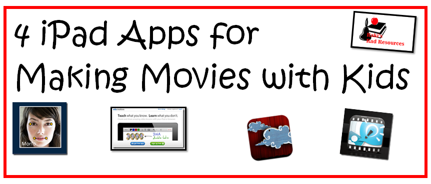 Top 10 Blog Posts from Raki's Rad Resources of 2014 -iPad apps for making movies with kids