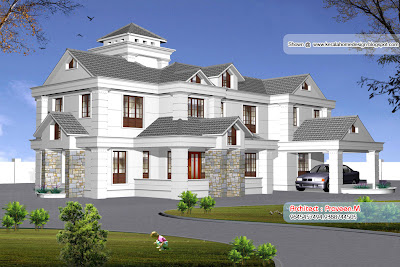 Kerala Style Home Elevation