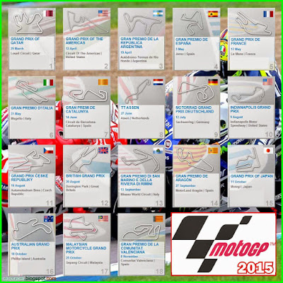Jadwal MotoGP 2015