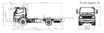Bharat Benz 1015R 4x2 Chassis Drawings, Bharat Benz 1015R 4x2 axle Chassis Layout, Bharat Benz 1015R Body builder drawing, Bharat Benz 1015R Chassis Layout 2022 chassis, 1015R Bharat Benz chassis